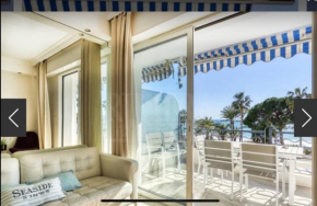 Luxury appartment Cannes Croisette opposite Martinez beach breathtaking sea view 2 bedrooms 2 bathrooms 87m2 and Balcony 15 m2